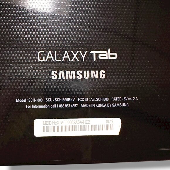 Samsung Galaxy Tab SCH-I800 7-Inch 16GB Wi-Fi & 3G Verizon Tablet Black Android - Picture 5 of 16